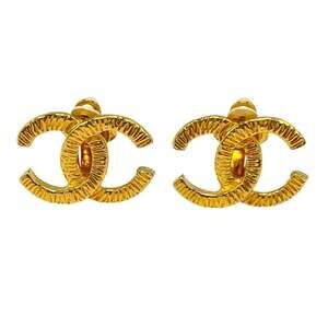 Chanel Cc Logo Clip-On Earrings Metal #247115C75B